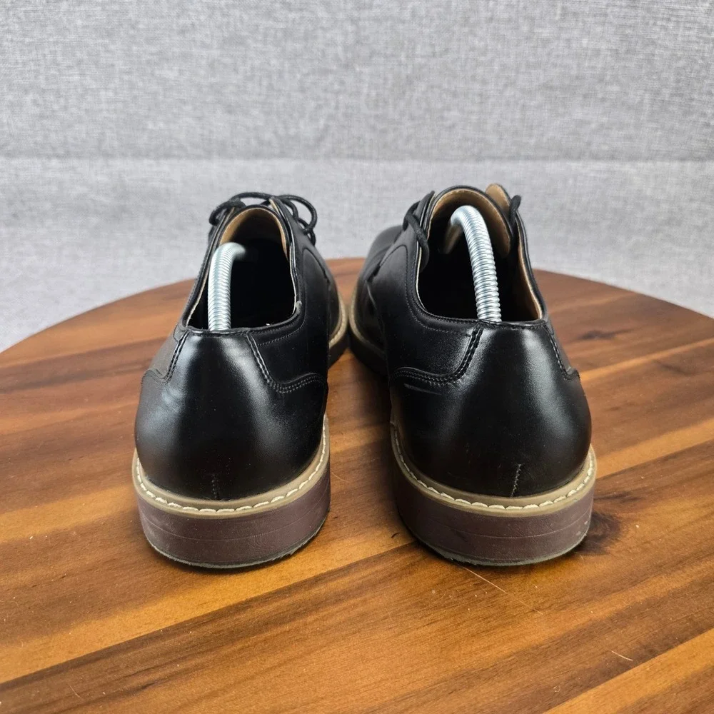 Nunn Bush Mens Dress Shoes Black Leather‎ Oxfords Lace Up Comfort Size 11.5M